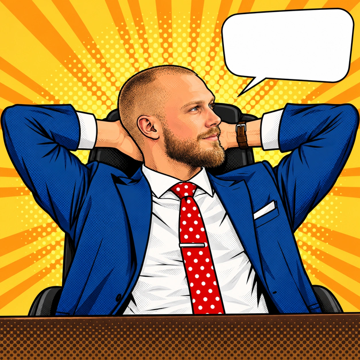 Comic portrait of Brandon, the designer and developer behind Kingdom of Web.